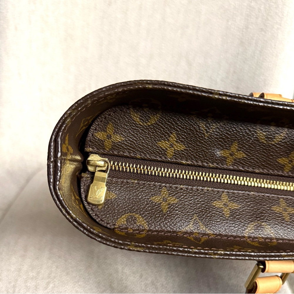 Authentic Louis Vuitton Luco tote bag M51155 brown monogram LV canvas large - Picture 10 of 16